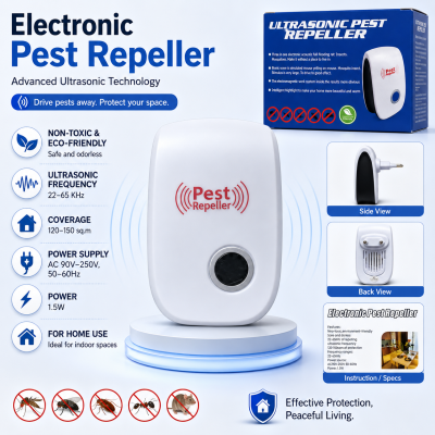 Ultrasonic Pest Repeller For Mouse, Cockroach, Spiders, Mosquito